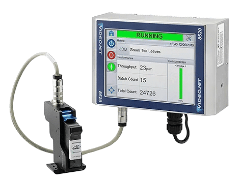 Videojet 8520 Lämpömustesuihkumerkintä eli TIJ on monipuolista ja laadukasta